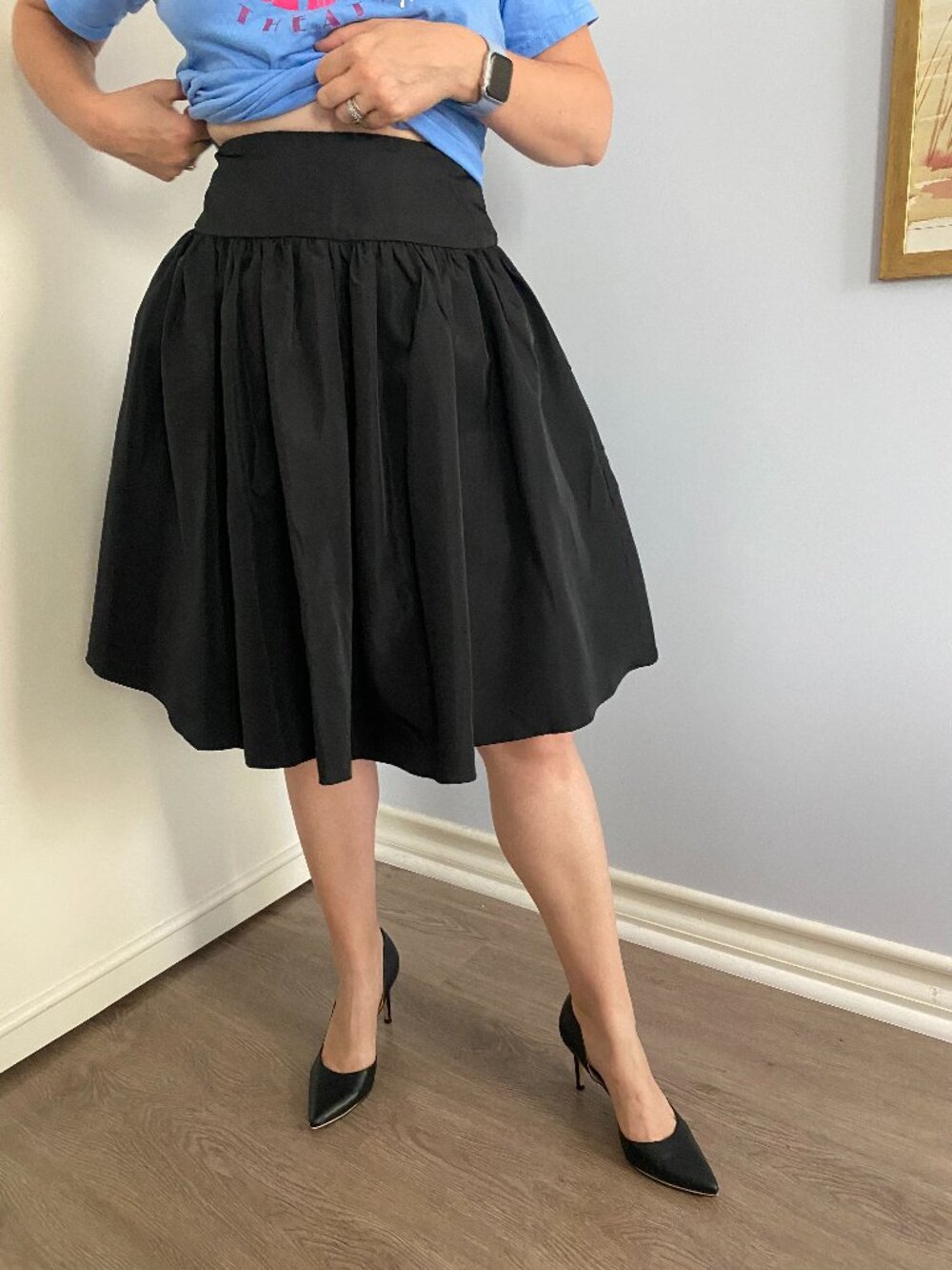 STUNNING Vintage Black Skirt from the iconic 55,000 Dress collection, 50's
